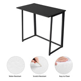 Folding Computer Desk Black