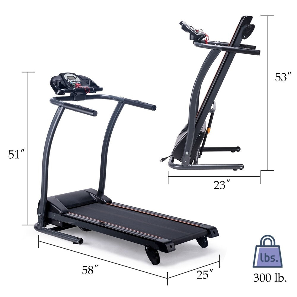 Folding Electric Treadmill Motorized Power Running Fitness Machine
