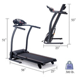 Folding Electric Treadmill Motorized Power Running Fitness Machine