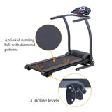 Folding Electric Treadmill Motorized Power Running Fitness Machine