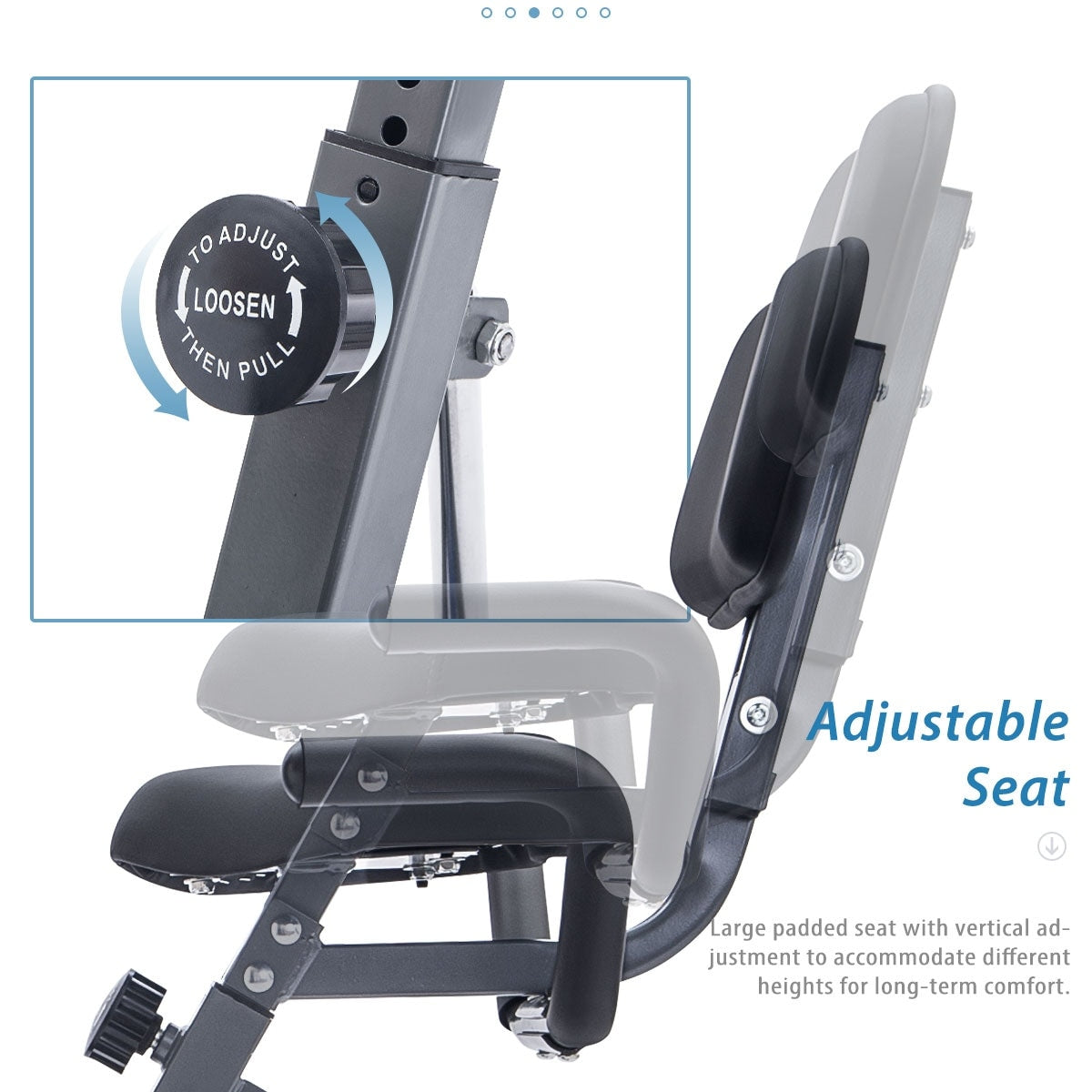 Folding Exercise Bike Fitness Upright and Recumbent X Bike - Recumbent Dimensions 30.7'' x 19.7'' x 42.3''