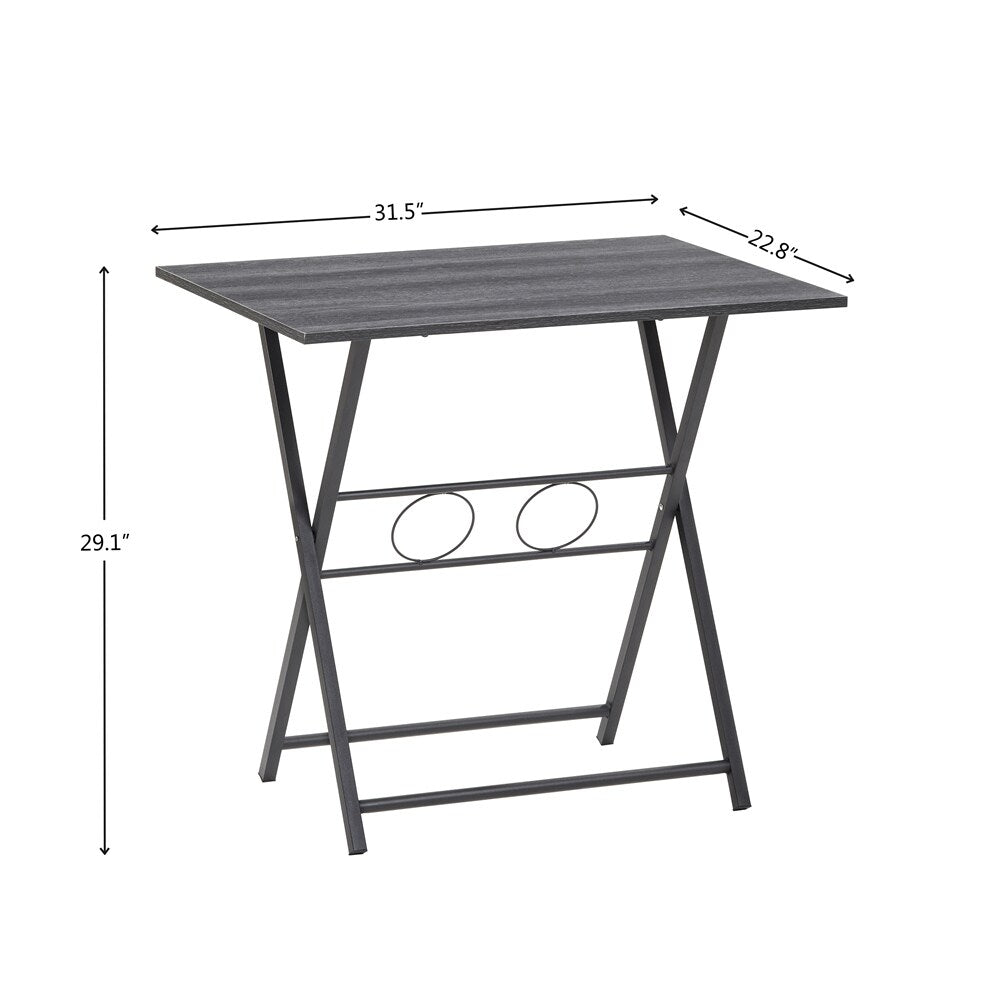 Folding Office Table, Small Foldable Desk for Small Spaces