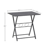 Folding Office Table, Small Foldable Desk for Small Spaces
