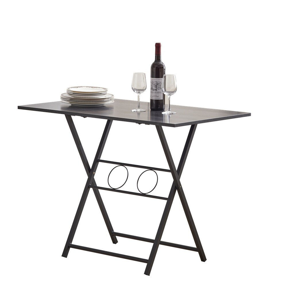 Folding Office Table, Small Foldable Desk for Small Spaces