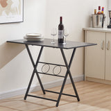 Folding Office Table, Small Foldable Desk for Small Spaces