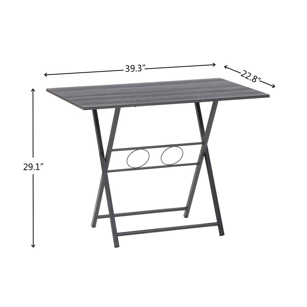 Folding Office Table, Small Foldable Desk for Small Spaces