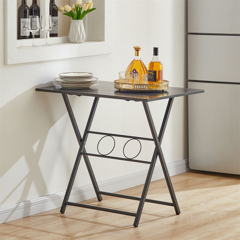 Folding Office Table, Small Foldable Desk for Small Spaces