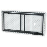 Folding Portable Fish Table with Sink Faucet - White - 23" x 37" x 45"