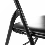 Folding and Stackable Chair Set, 5 Pack for Wedding, Picnic, Fishing and Camping