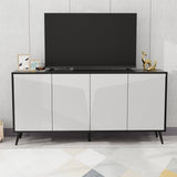 Folio Four-Door Side Cabinet Suitable for Kitchen, Dining Room