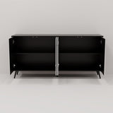 Folio Four-Door Side Cabinet Suitable for Kitchen, Dining Room