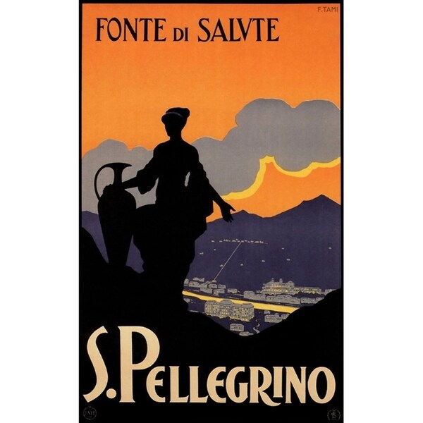 Fonte Di Salvte-VINAPP122789 Framed Print 15"x9.5" by Vintage Apple Collection