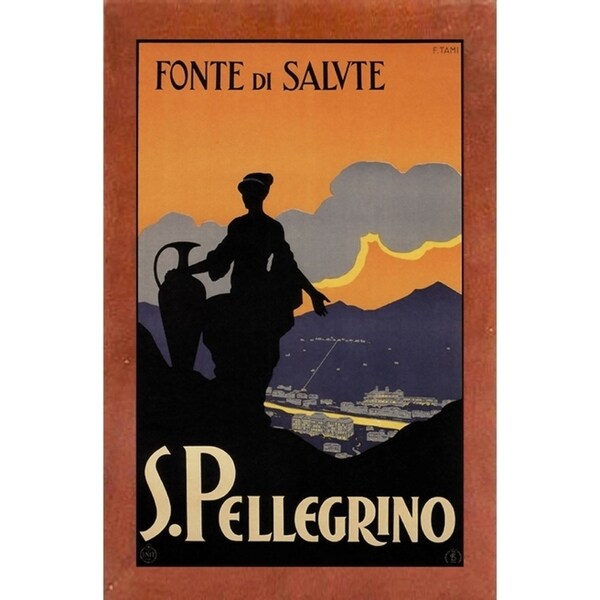 Fonte Di Salvte-VINAPP122789 Framed Print 15"x9.5" by Vintage Apple Collection