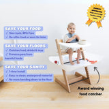 Food Catcher Accessory for Stokke Tripp Trapp Highchairs - Baby & Toddler Mess Mat