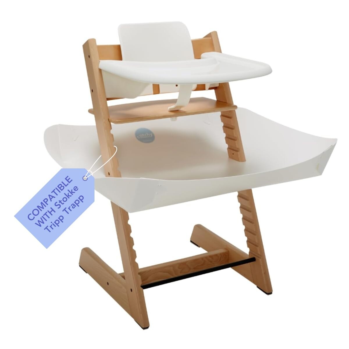 Food Catcher Accessory for Stokke Tripp Trapp Highchairs - Baby & Toddler Mess Mat