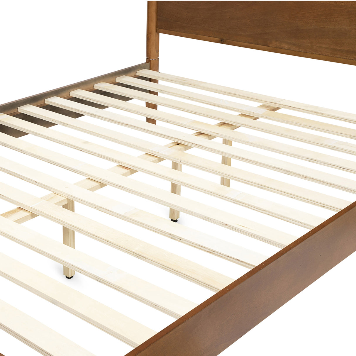Fopp Mid-century Modern Oak Wood 2-Piece Platform Bedroom Set by Furniture of America