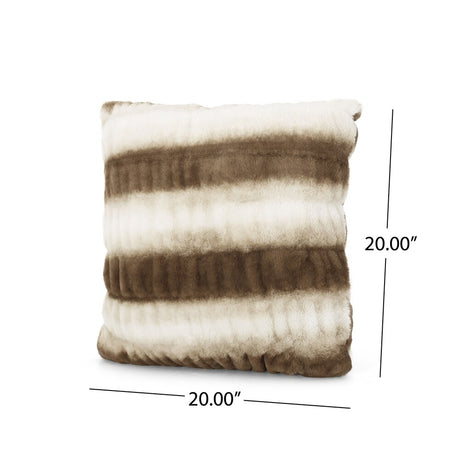 Fordham Modern Faux Fur Pillow Cover (Set of 2) by Christopher Knight Home