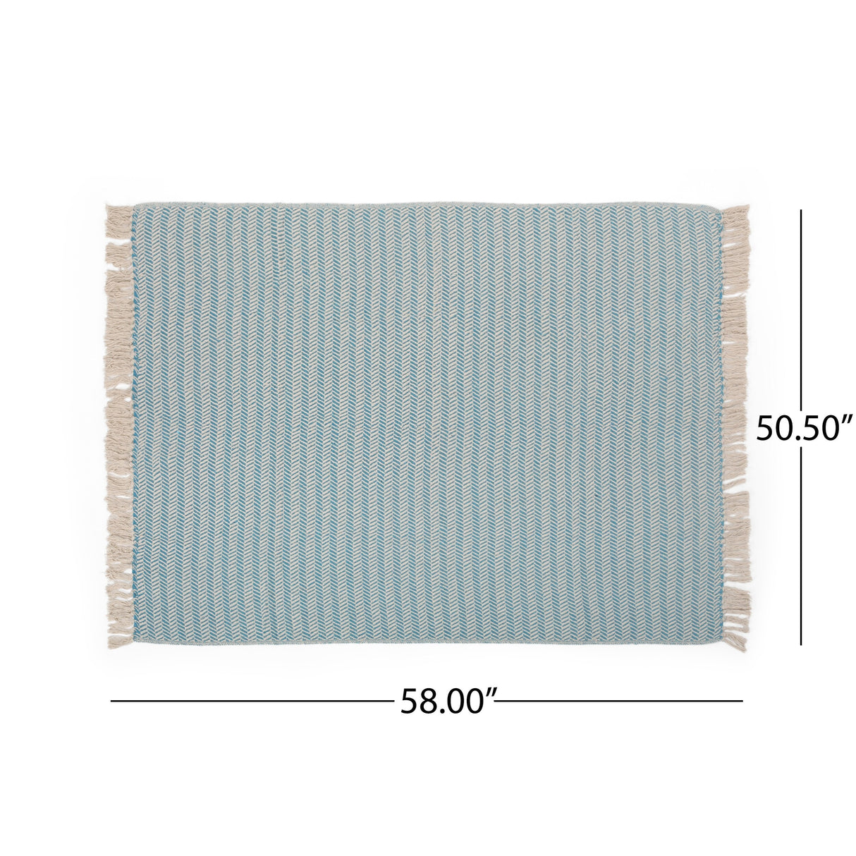 Fordyce Boho Handcrafted Cotton Throw Blanket by Christopher Knight Home