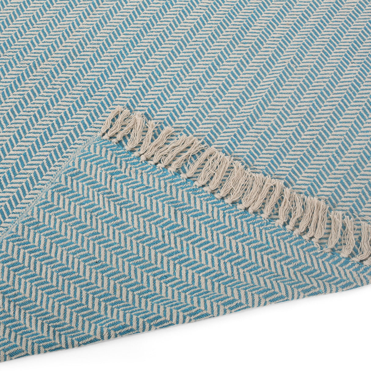 Fordyce Boho Handcrafted Cotton Throw Blanket by Christopher Knight Home