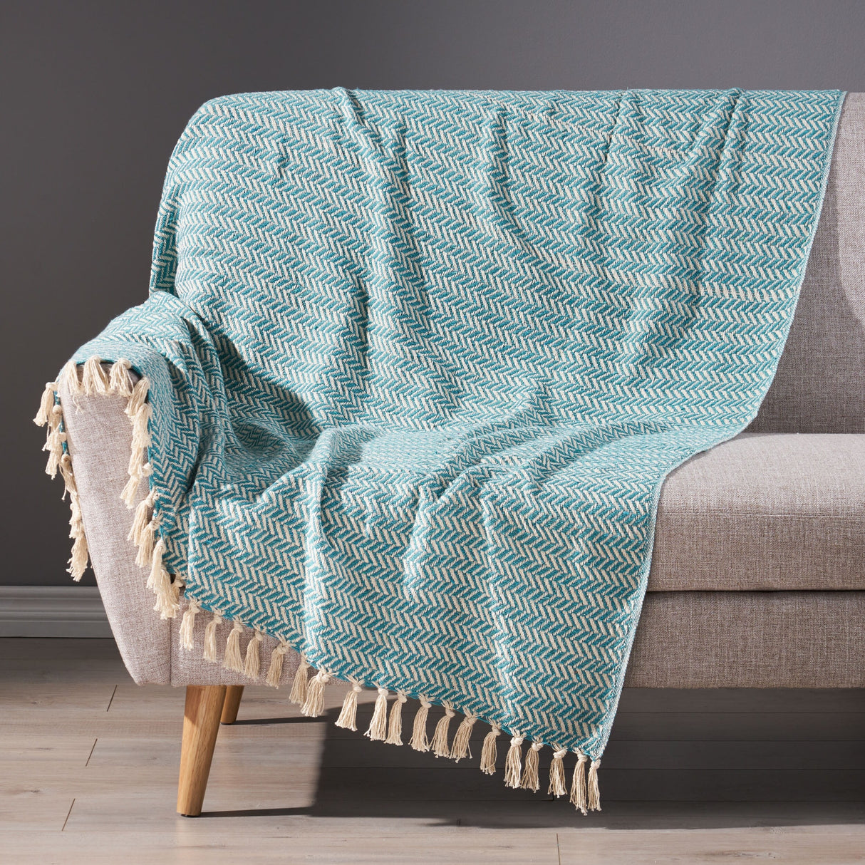 Fordyce Boho Handcrafted Cotton Throw Blanket by Christopher Knight Home