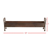Foreside Home & Garden Copper Metal Caddy with Handles - 19 x 5.5 x 5.5