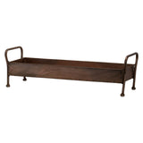 Foreside Home & Garden Copper Metal Caddy with Handles - 19 x 5.5 x 5.5