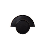 Foreside Home & Garden Gold Metal Half Moon Wall Mirror - 20x2x16.25