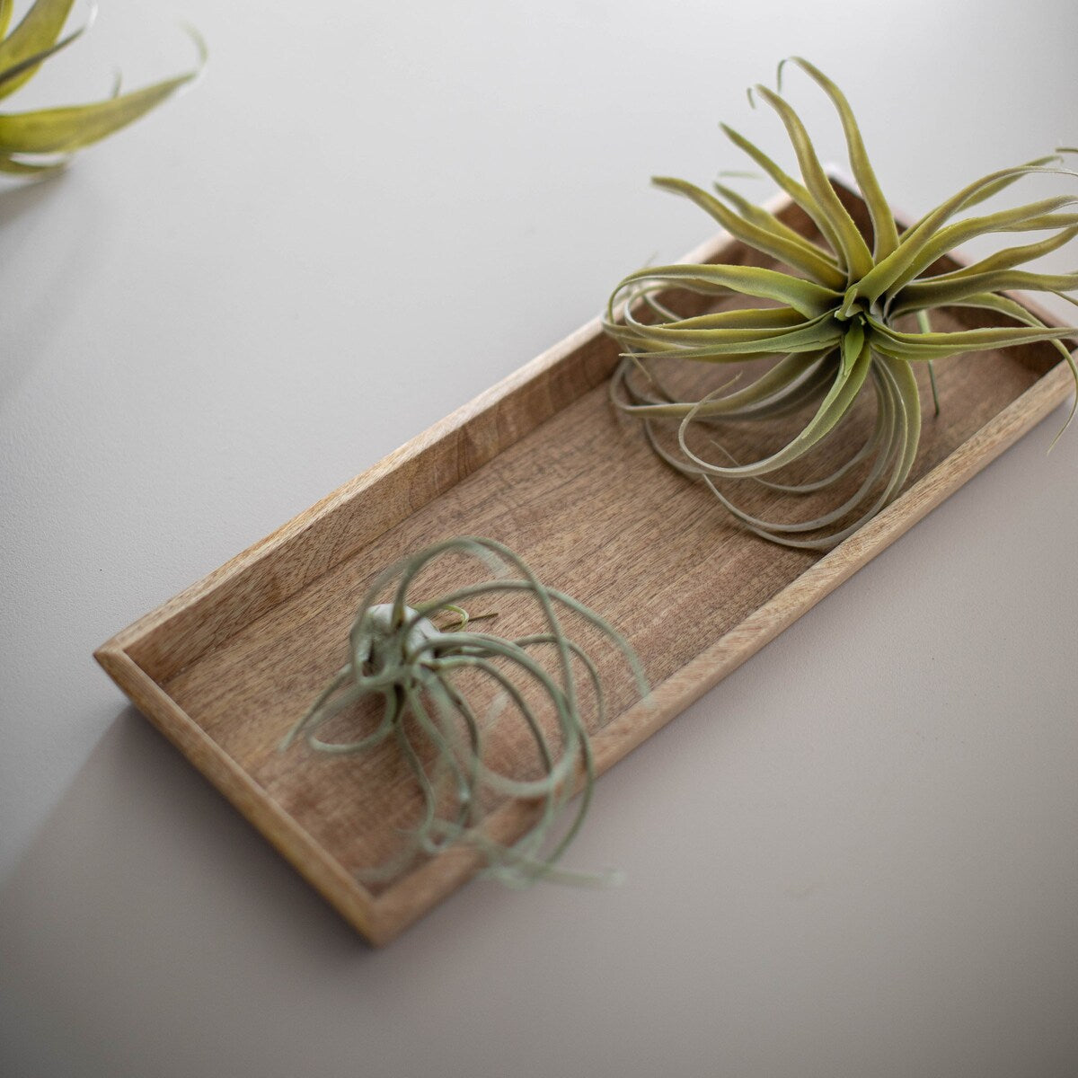 Foreside Home & Garden Natural Mango Wood Tray