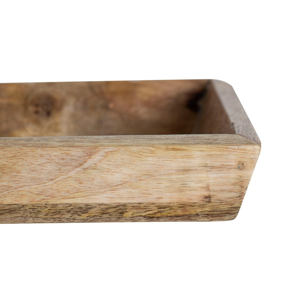 Foreside Home & Garden Natural Mango Wood Tray