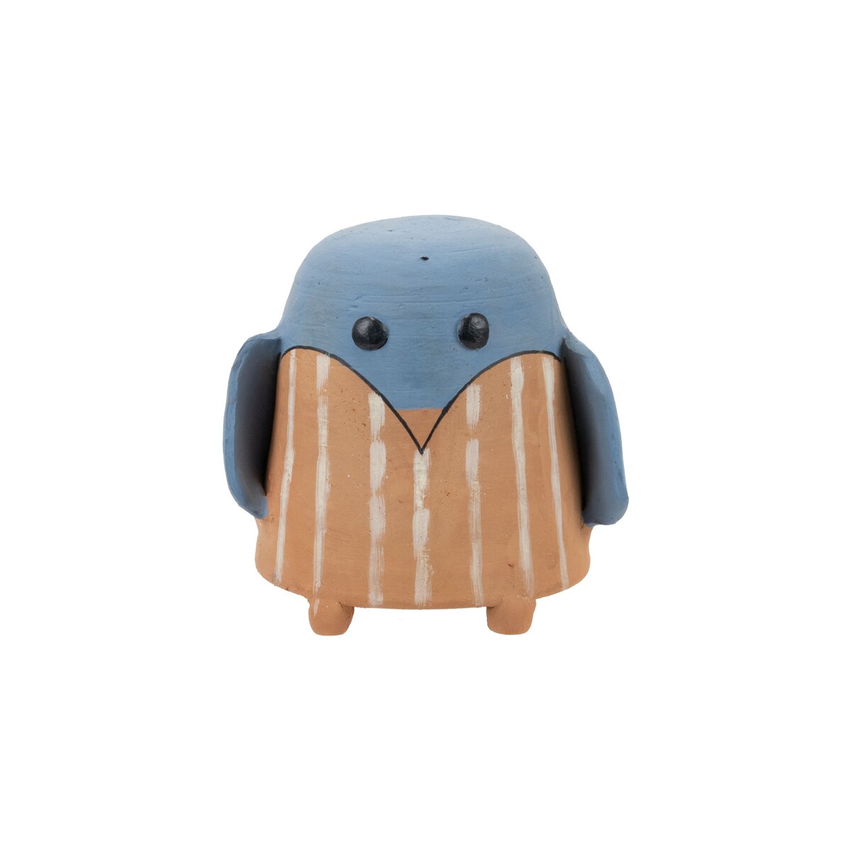 Foreside Home & Garden Natural Terracotta Blue Bird Figurine