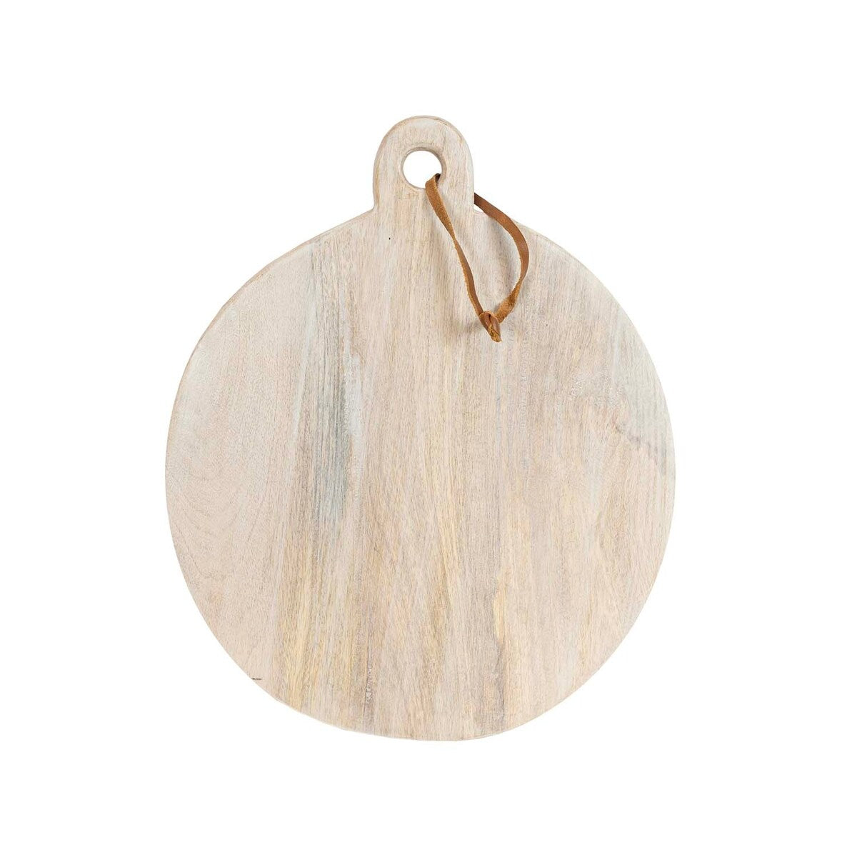 Foreside Home & Garden Round Whitewash Serving Board - 16.25 Foreside Home & Garden Round Whitewash Serving Board - 16.25