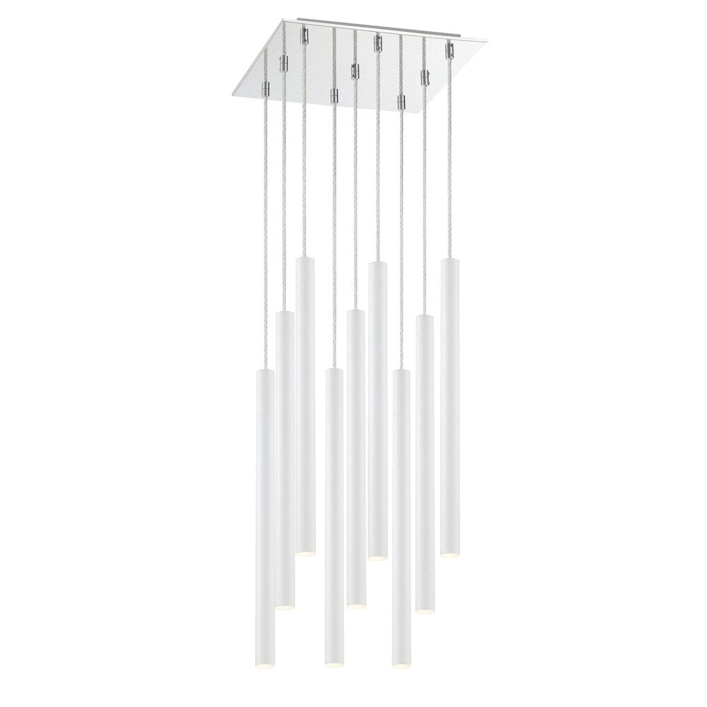 Forest 9 Light Island/Billiard in Chrome