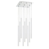 Forest 9 Light Island/Billiard in Chrome