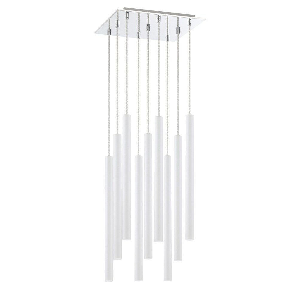 Forest 9 Light Island/Billiard in Chrome