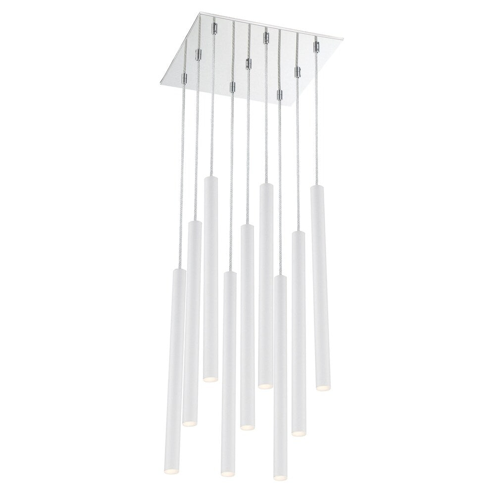 Forest 9 Light Island/Billiard in Chrome