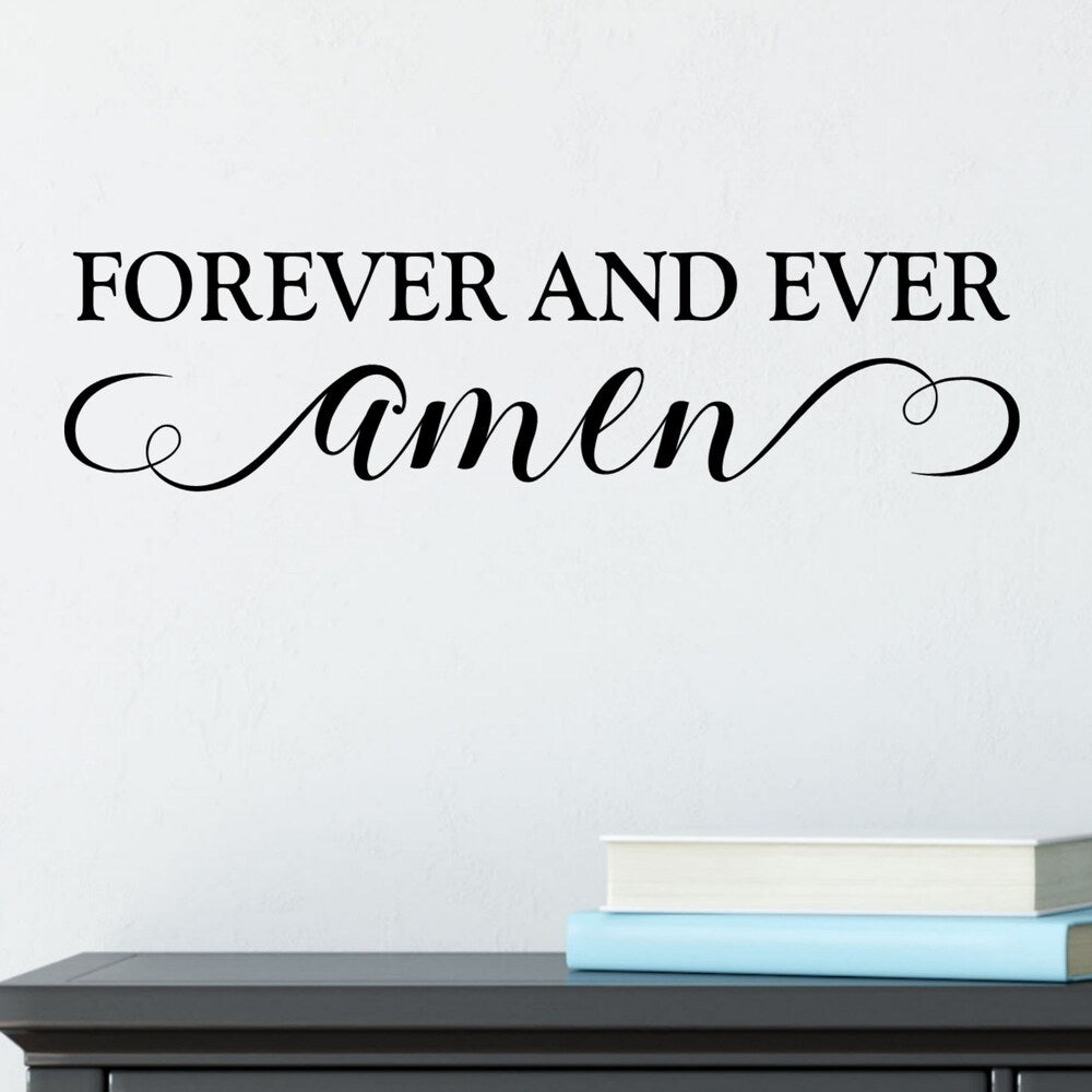Forever and Ever Amen Vinyl Wall Decal