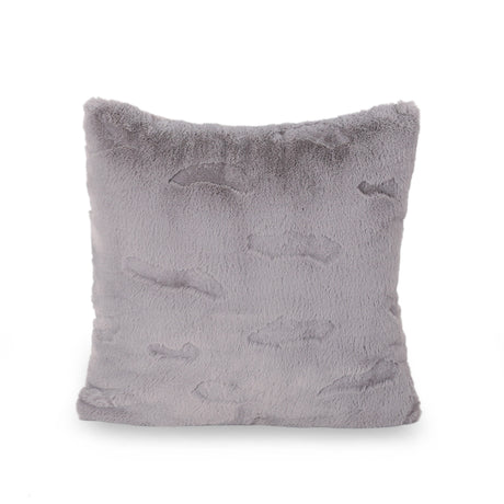 Forsyth Modern Faux Fur Throw Pillow Cover by Christopher Knight Home