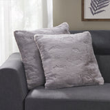 Amorie White Print Fabric Throw Pillow (Set of 2) by Christopher Knight Home
