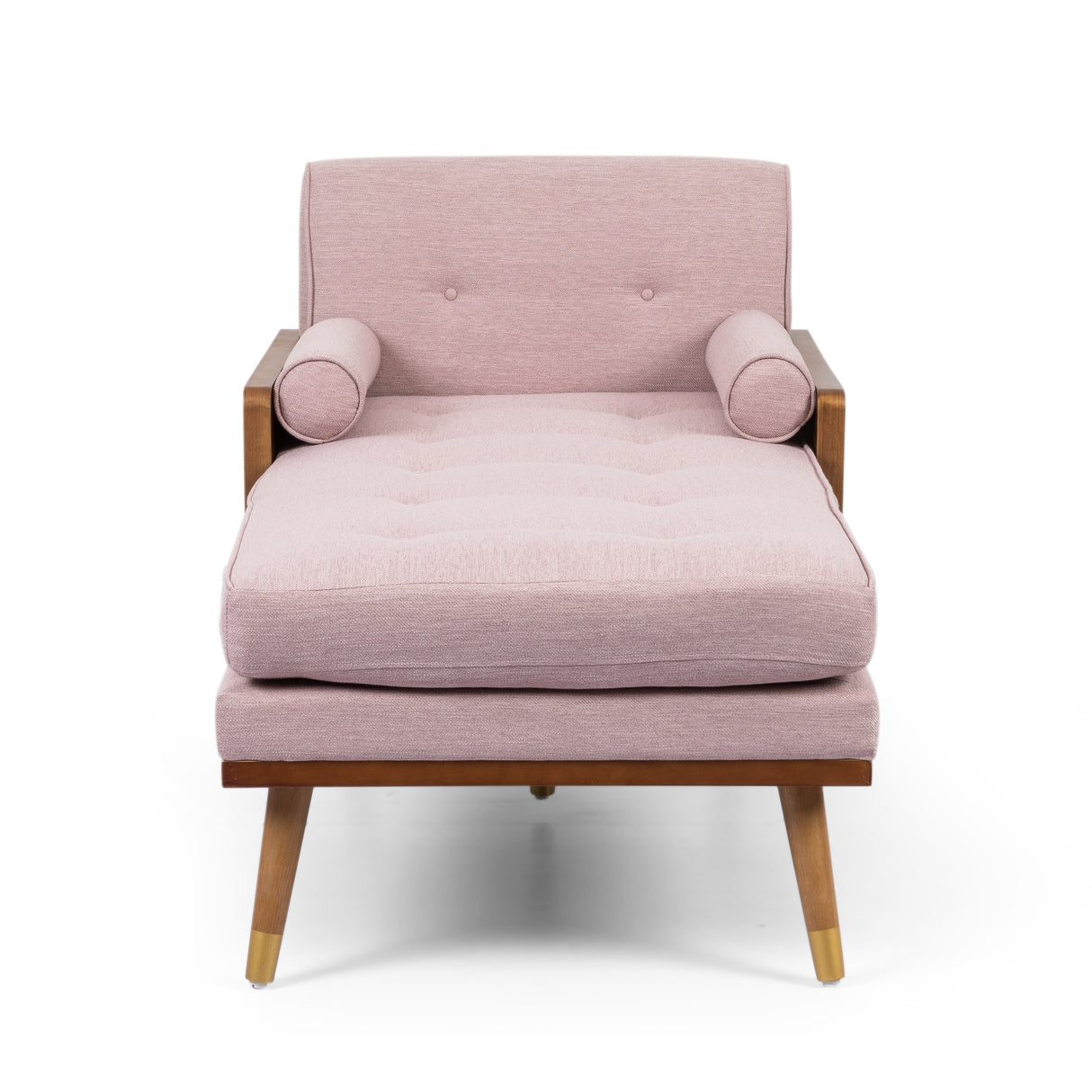 Fortas Mid-century Modern Chaise Lounge by Christopher Knight Home - 32.00" W x 63.75" L x 33.50" H