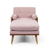 Fortas Mid-century Modern Chaise Lounge by Christopher Knight Home - 32.00" W x 63.75" L x 33.50" H