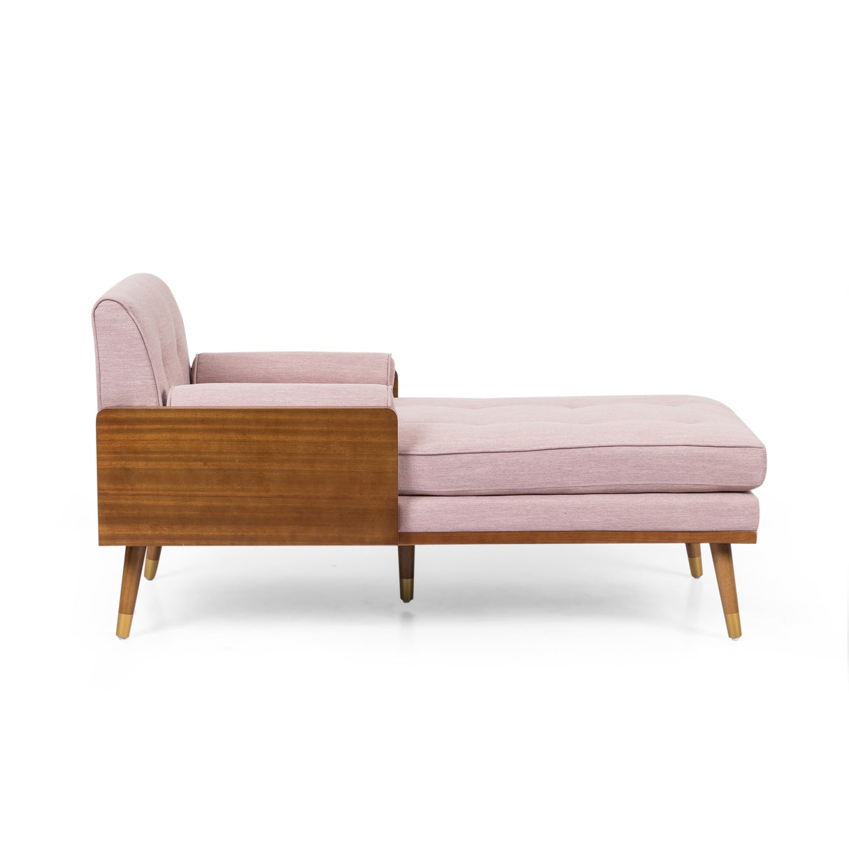 Fortas Mid-century Modern Chaise Lounge by Christopher Knight Home - 32.00" W x 63.75" L x 33.50" H