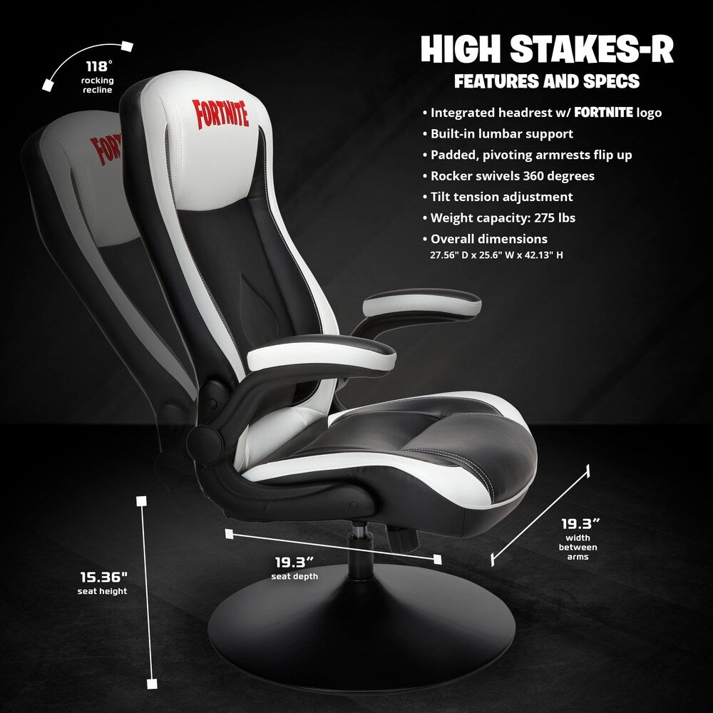 Fortnite by RESPAWN Gaming Rocker Chair, Rocking Gaming Chair