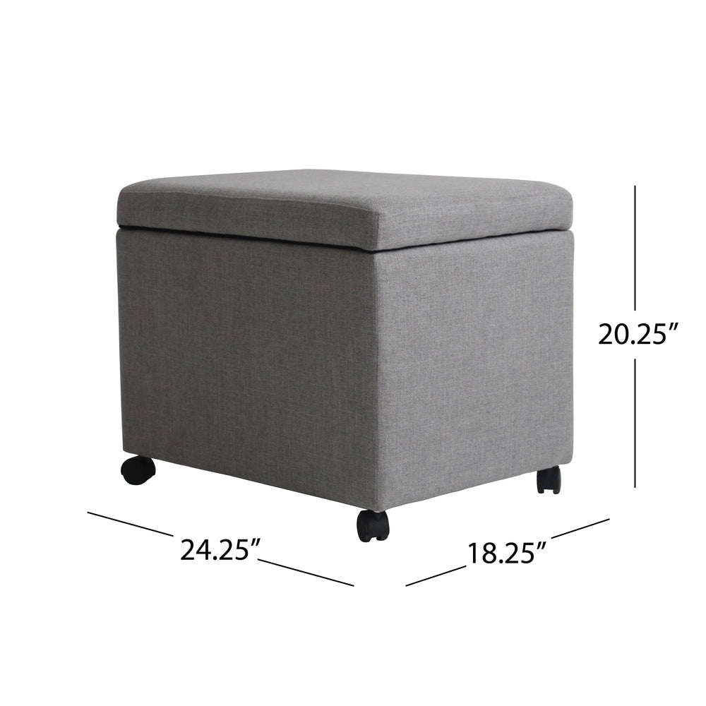 Foster Home Office File Storage Ottoman by Christopher Knight Home