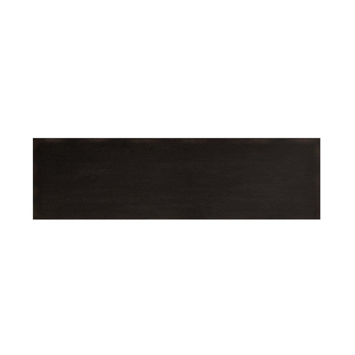 Antique Black 4-door Cabinet Console
