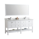 Four Door Four Drawer Soft Close bathroom cabinet without mirror