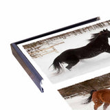 Four Horses in Winter-MONNAG103344 Print 20"x27" by Monte Nagler