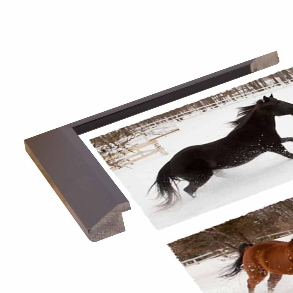 Four Horses in Winter-MONNAG103344 Print 20"x27" by Monte Nagler