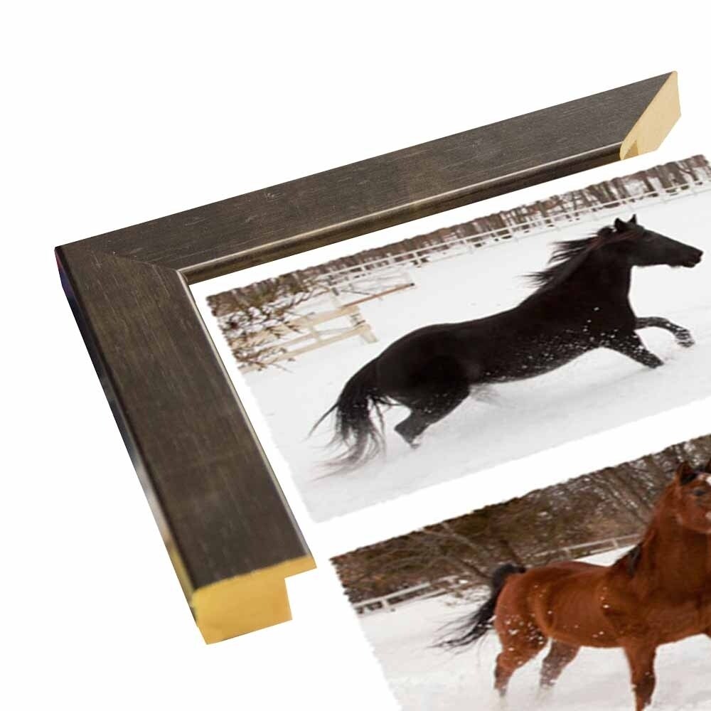 Four Horses in Winter-MONNAG103344 Print 20"x27" by Monte Nagler