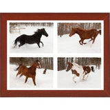 Four Horses in Winter-MONNAG103344 Print 20"x27" by Monte Nagler