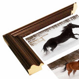 Four Horses in Winter-MONNAG103344 Print 20"x27" by Monte Nagler